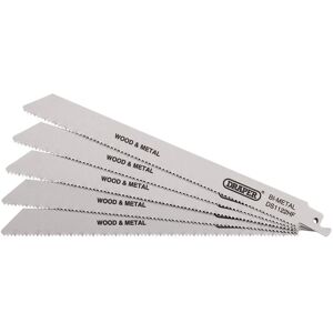 Draper Tools 38754 Bi-metal Reciprocating Saw Blades - 225mm, 10tpi, 5 pcs Draper Tools 38754 Bi-metal Reciprocating Saw Blades - 225mm, 10tpi, 5 pcs