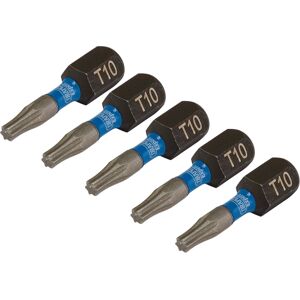 Draper T10X25MM Impact S/D Bits - Impact Screwdriver Bits - 5 Pack Draper T10X25MM Impact S/D Bits - Impact Screwdriver Bits - 5 Pack