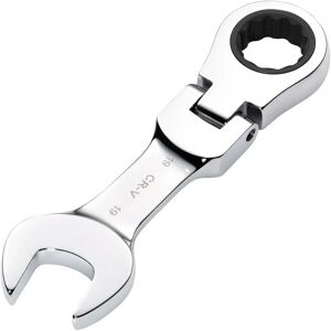 Draper 27981 HI-TORQ Metric Stubby Flexi Head Ratchet Spanner 19mm Draper 27981 HI-TORQ Metric Stubby Flexi Head Ratchet Spanner 19mm
