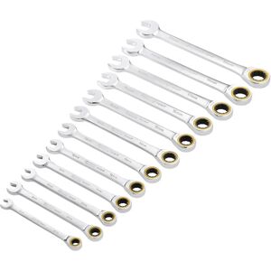 Draper 12PC Ratchet Spanner Set - Ratchet Combination Tools Draper 12PC Ratchet Spanner Set - Ratchet Combination Tools