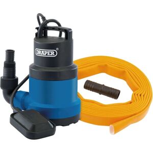 Draper 12429 Submersible Water Pump with Float Switch & Layflat Hose - Water Pump Draper 12429 Submersible Water Pump with Float Switch & Layflat Hose - Water Pump
