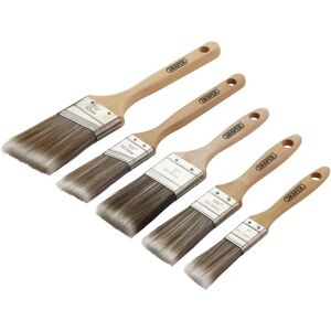 Draper 5PC Paint Brush Set - Flat and Angled Brushes Draper 5PC Paint Brush Set - Flat and Angled Brushes