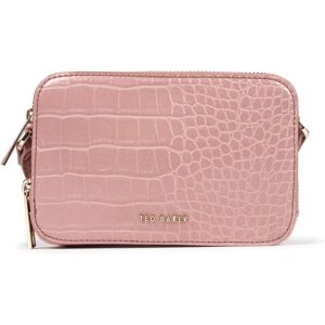 Ted Baker Stina Pink Krokodil-Effekt Mini Kamera Tasche - Mini Kamera Tasche Ted Baker Stina Pink Krokodil-Effekt Mini Kamera Tasche - Mini Kamera Tasche