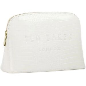 Ted Baker Nude Croc Makeup Bag - Make-up Bag - Fully Lined - Zip Closure Ted Baker Nude Croc Makeup Bag - Make-up Bag - Fully Lined - Zip Closure