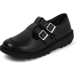 Kickers T Double WMNS Girls Senior School Shoes - Black - School Shoes Kickers T Double WMNS Girls Senior School Shoes - Black - School Shoes