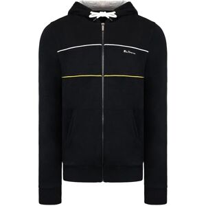 Ben Sherman Zwarte ritssluiting hoodie - Trainingsjack voor heren Ben Sherman Zwarte ritssluiting hoodie - Trainingsjack voor heren