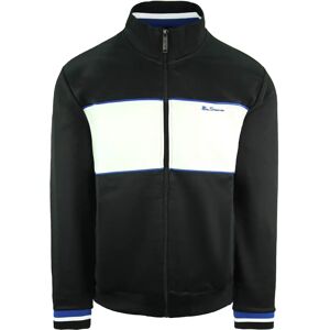 Ben Sherman Long Sleeve Zip Up Schwarz Herren Getäfelte Trainingsjacke - Track Jacket Ben Sherman Long Sleeve Zip Up Schwarz Herren Getäfelte Trainingsjacke - Track Jacket
