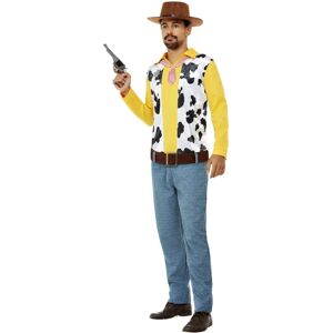 Smiffys Western Cowboy Costume - Yellow, Model 55054l, 3 Variants Smiffys Western Cowboy Costume - Yellow, Model 55054l, 3 Variants