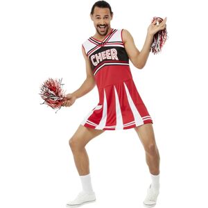 Costume Cheerleader Smiffys 70053L - Adulti Rosso & Bianco Costume Cheerleader Smiffys 70053L - Adulti Rosso & Bianco
