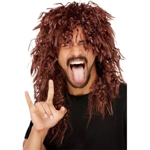 Perücke Hard Rocker marron de Smiffys - Accessoire de costume - Publicité Perücke Hard Rocker marron de Smiffys - Accessoire de costume - Publicité