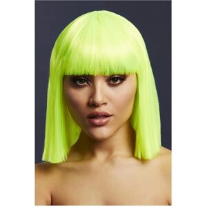 Smiffys Fever Lola Neon Lime Wig - Fancy Dress Accessory Smiffys Fever Lola Neon Lime Wig - Fancy Dress Accessory