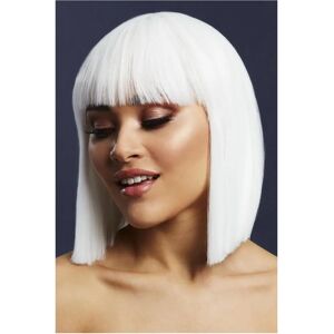 Smiffys Fever 70283 White Blunt Cut Bob Wig - Wig Smiffys Fever 70283 White Blunt Cut Bob Wig - Wig