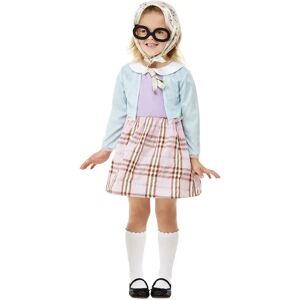 Smiffys Old Lady Costume - Toddler Blue 1-2 Smiffys Old Lady Costume - Toddler Blue 1-2