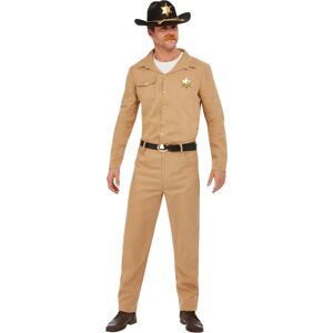 Smiffys Men's 80s Sheriff Costume - Costume Smiffys Men's 80s Sheriff Costume - Costume