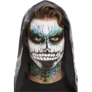 Smiffys Aqua Skelett Make-up Kit - Halloween Kostuumaccessoires Smiffys Aqua Skelett Make-up Kit - Halloween Kostuumaccessoires