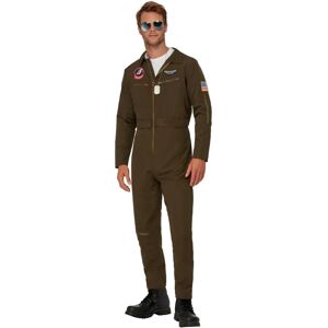 Smiffys Top Gun Maverick Aviator Costume - Green Large Smiffys Top Gun Maverick Aviator Costume - Green Large