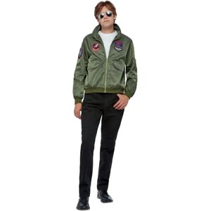 Top Gun Maverick Bomber Kabát - Smiffys - Zöld - Felnőtt Top Gun Maverick Bomber Kabát - Smiffys - Zöld - Felnőtt