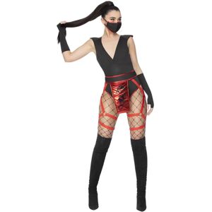 Fever 56455XS - Disfraz Ninja Rojo Escarlata - Disfraces Fever 56455XS - Disfraz Ninja Rojo Escarlata - Disfraces