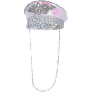 Fever Model 53021 Fancy Dress Hat with Sequins and Pearls Fever Model 53021 Fancy Dress Hat with Sequins and Pearls