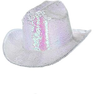 Smiffys - 53030 - Iridescent White - Sequin - Hat Smiffys - 53030 - Iridescent White - Sequin - Hat