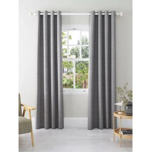 John Lewis - Textured Weave Polyester - Blackout - Eyelet - Curtains John Lewis - Textured Weave Polyester - Blackout - Eyelet - Curtains