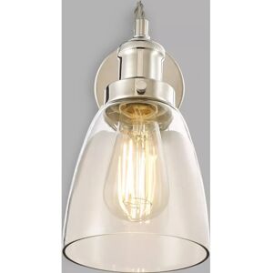 John Lewis - Revival - Clear glass - Polished nickel - Wall light John Lewis - Revival - Clear glass - Polished nickel - Wall light