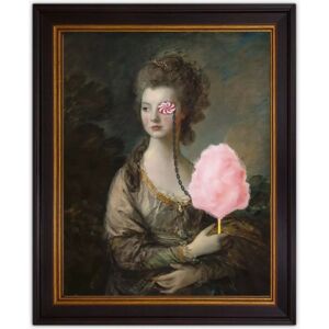 Brookpace - Candy Floss Lady - 61x51 - Canvas Print Brookpace - Candy Floss Lady - 61x51 - Canvas Print