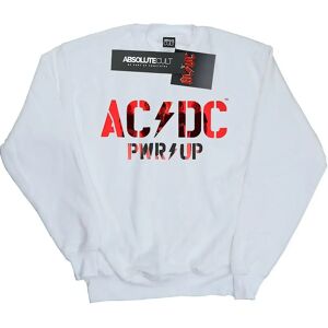 Absolute Cult AC/DC Herren PWR UP Weiß Sweatshirt - T-Shirt Absolute Cult AC/DC Herren PWR UP Weiß Sweatshirt - T-Shirt