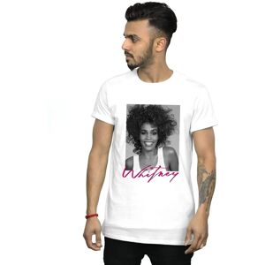 Absolute Cult Whitney Houston Koszulka Męska z Fotografią Uśmiechu - T-shirt Absolute Cult Whitney Houston Koszulka Męska z Fotografią Uśmiechu - T-shirt
