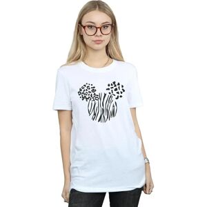 Disney Mickey Mouse Animal White Boyfriend T-Shirt Disney Mickey Mouse Animal White Boyfriend T-Shirt
