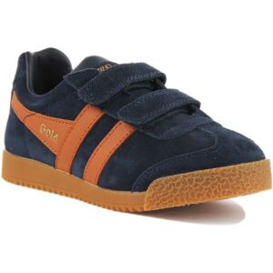 Gola Harrier Velcro Kinderschoenen - Marine/Oranje - Schoentype Gola Harrier Velcro Kinderschoenen - Marine/Oranje - Schoentype