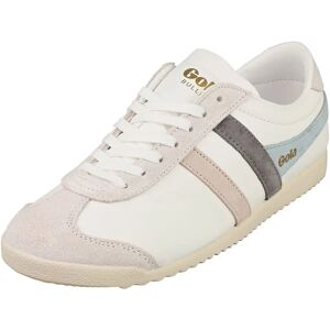 Gola Women's Bullet Trident - White Blue Trainers Gola Women's Bullet Trident - White Blue Trainers