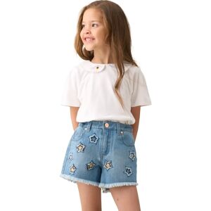 Angel & Rocket Nina Star Applique Blue Kids' Denim Shorts - Kids' Denim Shorts Angel & Rocket Nina Star Applique Blue Kids' Denim Shorts - Kids' Denim Shorts