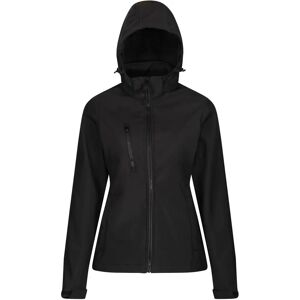 Regatta Womens Venturer Soft Shell Jacket - Black - Size 18 Regatta Womens Venturer Soft Shell Jacket - Black - Size 18