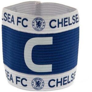 Chelsea FC Captain Armband - Crest, Striped - Officially licensed Chelsea FC Captain Armband - Crest, Striped - Officially licensed