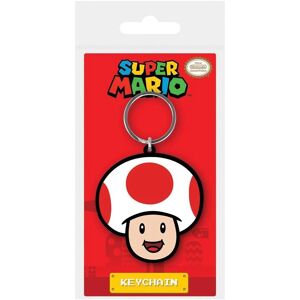 Super Mario Toad Rubber Keyring - Keyring Super Mario Toad Rubber Keyring - Keyring