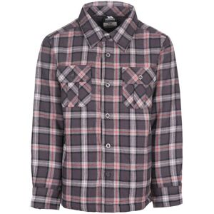 Trespass Childrens Gingham Shirt - 11-12y - Long Sleeve - Dark Grey Check Trespass Childrens Gingham Shirt - 11-12y - Long Sleeve - Dark Grey Check