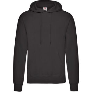 Fruit Of The Loom Black 5XL Hooded Sweatshirt - Hooded Sweatshirt Fruit Of The Loom Black 5XL Hooded Sweatshirt - Hooded Sweatshirt