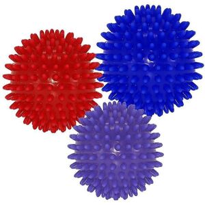 Urban Fitness Massage Balls Set - 3 Balls, Red/Blue/Purple, One Size - Massage Balls Urban Fitness Massage Balls Set - 3 Balls, Red/Blue/Purple, One Size - Massage Balls