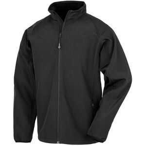 Result Genuine Recycled Mens Black Softshell Jacket Result Genuine Recycled Mens Black Softshell Jacket