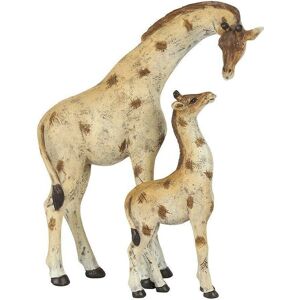 Something Different - Giraffe Mother And Baby Ornament - Resin, Spotted, 14cm Something Different - Giraffe Mother And Baby Ornament - Resin, Spotted, 14cm