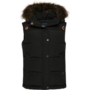 Superdry Vintage Everest Gilet in Pelliccia Sintetica (W5011395A-02A) nera Superdry Vintage Everest Gilet in Pelliccia Sintetica (W5011395A-02A) nera