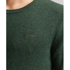 Superdry M6110564A Crew Neck Sweater - Casual, Green - Nylon Superdry M6110564A Crew Neck Sweater - Casual, Green - Nylon