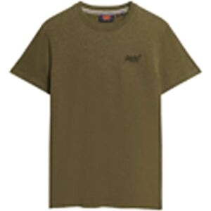 Superdry Vintage Logo Embroidered Emb Tee (M1011245A) - olive fleck marl Superdry Vintage Logo Embroidered Emb Tee (M1011245A) - olive fleck marl