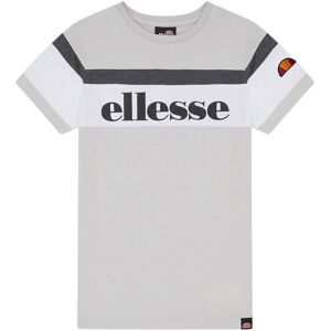 Ellesse Graues Streifen-Unisex-T-Shirt - Freizeitlook Ellesse Graues Streifen-Unisex-T-Shirt - Freizeitlook