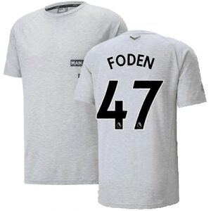 Puma Foden 2022-2023 Light Grey T-shirt - T-shirt Puma Foden 2022-2023 Light Grey T-shirt - T-shirt