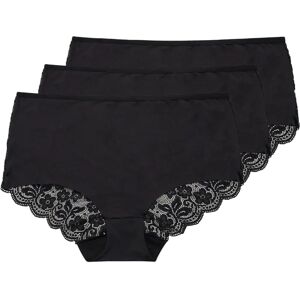 Yours 3 Pack Black Lace Full Briefs - underwear Yours 3 Pack Black Lace Full Briefs - underwear