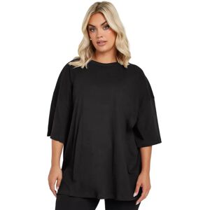 Yours Black Oversized Boxy T-shirt - Women Plus Size Yours Black Oversized Boxy T-shirt - Women Plus Size