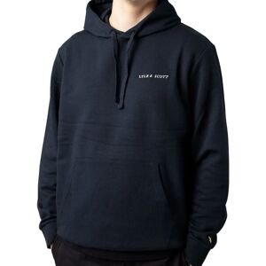 Lyle Scott Navy Blue Hoodie - Embroidered Logo, Regular Fit Lyle Scott Navy Blue Hoodie - Embroidered Logo, Regular Fit