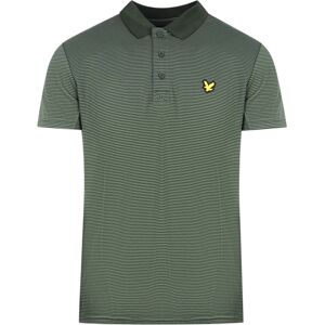 Lyle & Scott Deep Spruce Golf Microstripe Polo Shirt - Maat 38/Regulier Lyle & Scott Deep Spruce Golf Microstripe Polo Shirt - Maat 38/Regulier